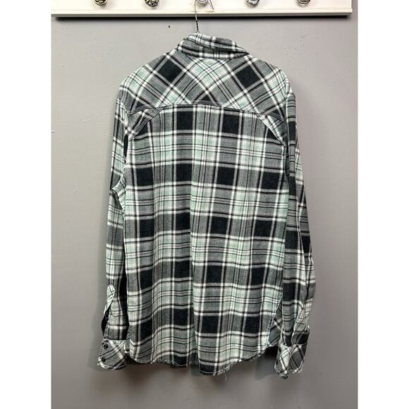 BKE Vintage‎ Athletic Fit Pearl Snap Western Shirt Mens Large Pockets Rockabilly - Picture 2 of 8